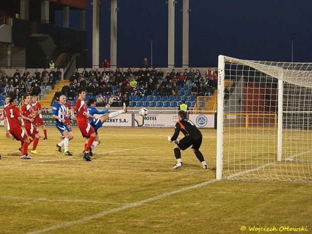 Wigry Suwałki - Jeziorak Iława 1:1; mecz I ligi; Suwałki, 17 marca 2012 #Wigry #Suwałki #Jeziorak #mecz #ILiga