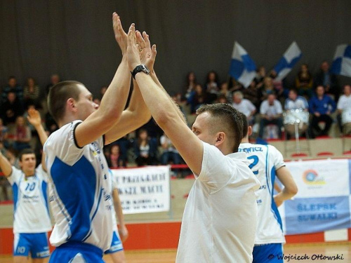 Dwa mecze Play-Out, Ślepsk Suwałki – Wanda Kraków, 17-18 marca 2012 #Ślepsk #Suwałki #WandaKraków #siatkówka