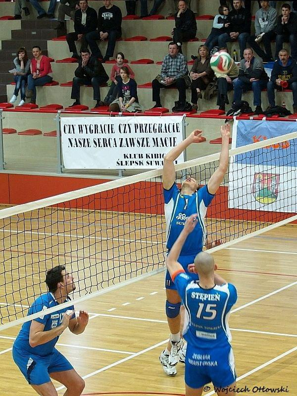 Dwa mecze Play-Out, Ślepsk Suwałki – Wanda Kraków, 17-18 marca 2012 #Ślepsk #Suwałki #WandaKraków #siatkówka