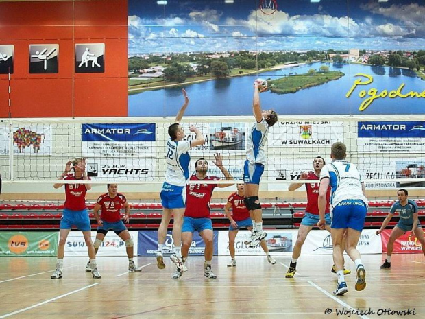 Dwa mecze Play-Out, Ślepsk Suwałki – Wanda Kraków, 17-18 marca 2012 #Ślepsk #Suwałki #WandaKraków #siatkówka