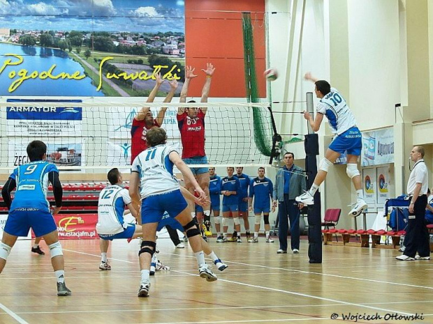 Dwa mecze Play-Out, Ślepsk Suwałki – Wanda Kraków, 17-18 marca 2012 #Ślepsk #Suwałki #WandaKraków #siatkówka