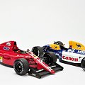 Ferrari 641/2 1990 & Williams Renault FW14B 1992 - Nigel Mansell cars - 1:18 Exoto