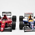 Ferrari 641/2 1990 & Williams Renault FW14B 1992 - Nigel Mansell cars - 1:18 Exoto