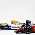 Ferrari 641/2 1990 & Williams Renault FW14B 1992 - Nigel Mansell cars - 1:18 Exoto