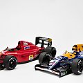 Ferrari 641/2 1990 & Williams Renault FW14B 1992 - Nigel Mansell cars - 1:18 Exoto