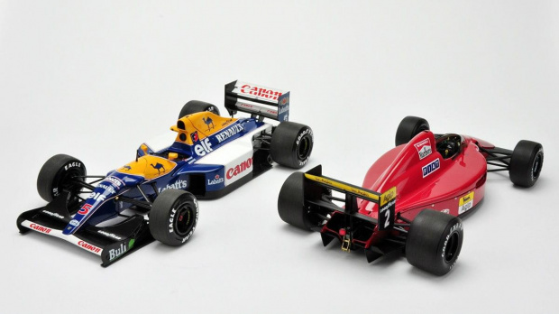 Ferrari 641/2 1990 & Williams Renault FW14B 1992 - Nigel Mansell cars - 1:18 Exoto