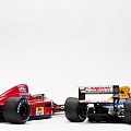 Ferrari 641/2 1990 & Williams Renault FW14B 1992 - Nigel Mansell cars - 1:18 Exoto