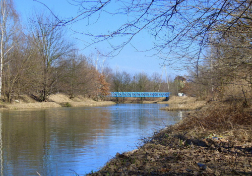 ... #Kłodnica #most #rzeka #wiosna