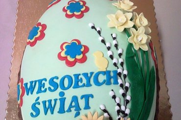 Jajko wielkanocne #jajko #JajkoWielkanocne #tort #wielkanoc