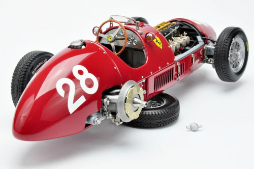 Ferrari F500 F2 Short Nose #28 Nino Farina 2nd 1953 Swiss GP - 1:18 EXOTO