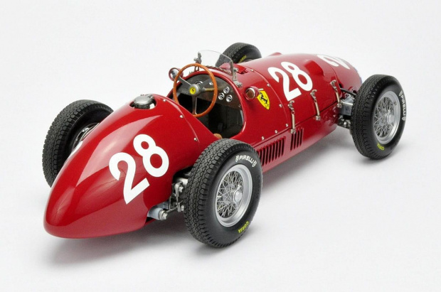 Ferrari F500 F2 Short Nose #28 Nino Farina 2nd 1953 Swiss GP - 1:18 EXOTO