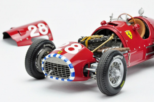 Ferrari F500 F2 Short Nose #28 Nino Farina 2nd 1953 Swiss GP - 1:18 EXOTO