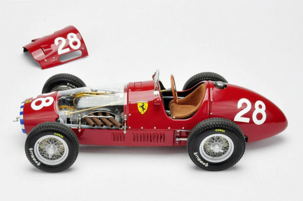 Ferrari F500 F2 Short Nose #28 Nino Farina 2nd 1953 Swiss GP - 1:18 EXOTO