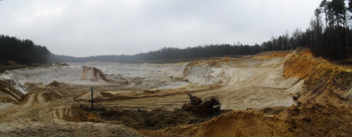 Kopalnia piasku w rejonie Smardzewic