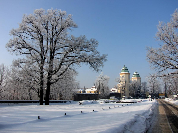 Książ zimą