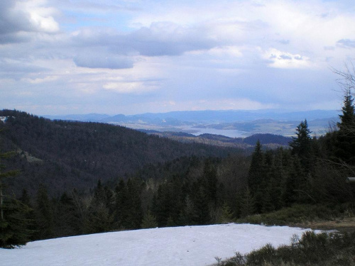 Pieniny i Jezioro Czorsztyńskie z Bukowiny Waksmundzkiej #góry #beskidy #gorce #turbacz