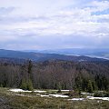 Pasmo Lubania, Pieniny i Jezioro Czorsztyńskie z polany Zielenica #góry #beskidy #gorce #turbacz