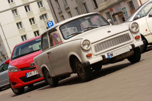 stare&nowe #Warszawa #Trabant #samochody
