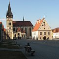 Rynek starego miasta w Bardejowie na Słowacji #Bardejov