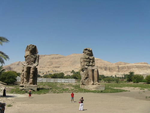 Luksor - Kolosy Memnona #Egipt #Kolosy #KolosyMemnona #Luksor #Memnon