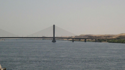 Dalszy rejs Nilem - Most w Asuanie #Egipt #Nil
