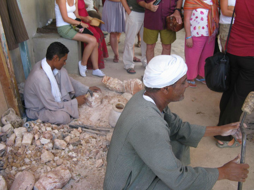 Luksor - Wytwórnia alabastru #Alabaster #Egipt #Luksor