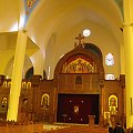 Asuan - Katedra Koptyjska. Widok na ikonostas #Asuan #Cerkiew #Egipt #Koptowie #Kościół #Ortodox #Prawosławie