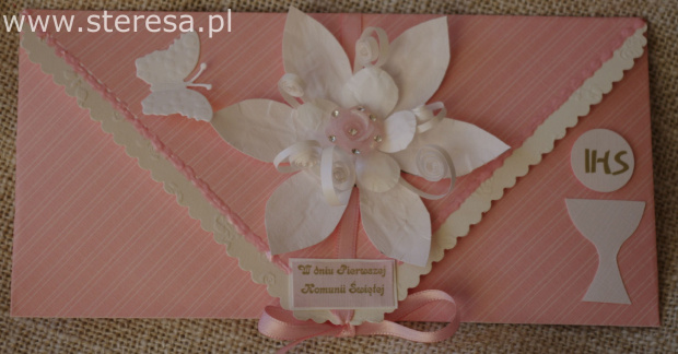 kartka ręcznie robiona z okazji komunii, kartka komunijna #HandMade #KartkaRęcznieRobiona #komunia #komunikna #NaKomunię #quilling #ZOkazjiPierwszejKomunii