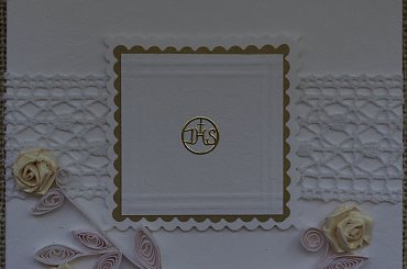 #KartkaRęcznieRobiona #NaKomunię #ZOkazjiPierwszejKomunii #quilling #komunia #komunijna #HandMade #komunikna