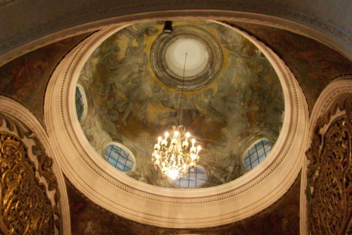 Plafon w kościele barokowym w Cingoli.