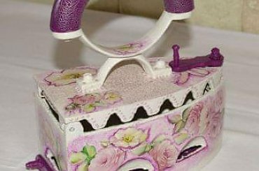 Tak odnowiłam stare zardzewiałe żelazko #decoupage #lampa #StaraŻelazko #tykwa