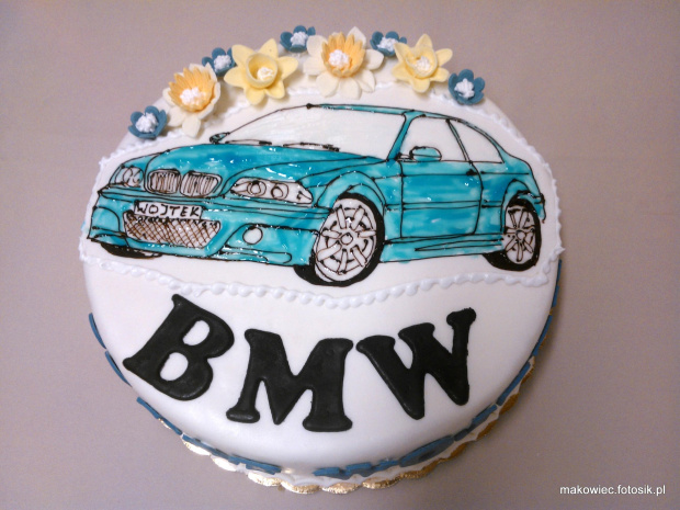 BMW dla Wojtka #BMW #tort #samochód #auto
