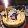 Tort urodzinowy z rakietą. #urodziny