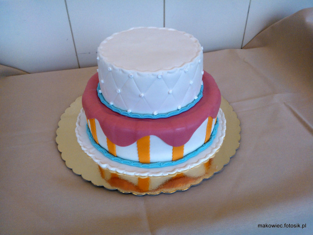 Torcik na urodziny #urodziny #impreza #cyrk #kolor #tort