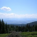 Tatry z polany Cioski Ochotnickie #góry #beskidy #gorce #JaworzynaKamienicka #HalaMłyńska