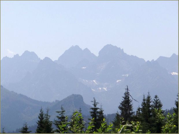 tatry..widok z Bukowiny..