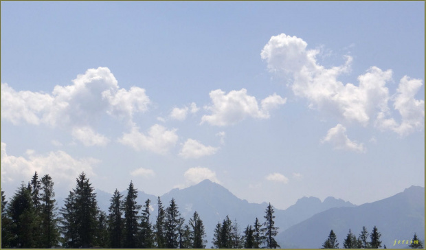 tatry..widok z Bukowiny..