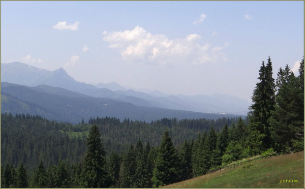 tatry..widok z Bukowiny..