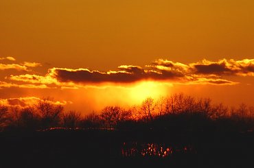 Zorza zachodu. #zachody