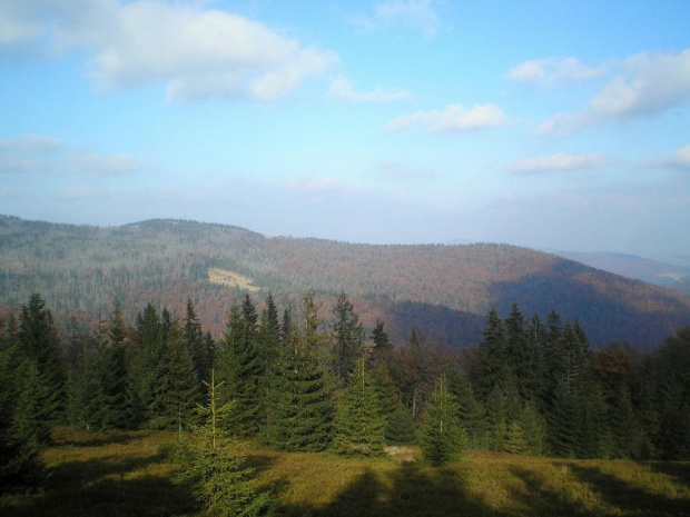 Gorc Troszacki z polany Średniak #góry #beskidy #gorce #JaworzynaKamienicka #bieniowe #średniak