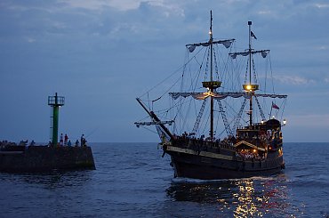 Darłówko 2010 #morze #StatekWycieczkowy #Darłówko #port #Bałtyk