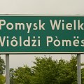 znak informacyjni w jezyku polskim i kaszubskim