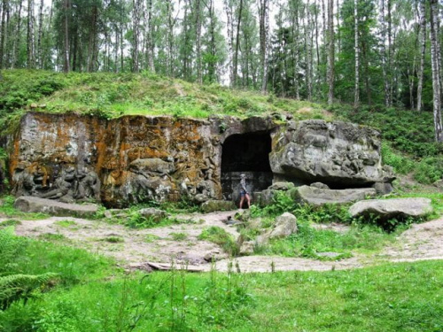 Nový les u írče koło Kuksu (Czechy) park rzeźb Betlém