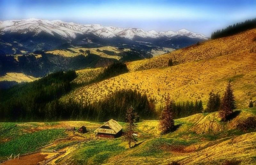 a w dolinach złota jesień #góry #jesien #krajobraz