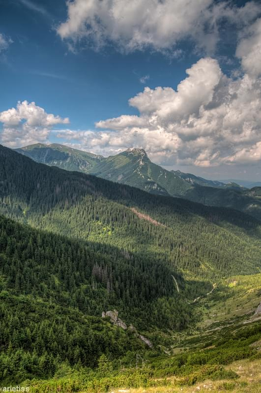 Dolina Suchej Wody i Śpiący Rycerz... #arietiss #góry #HDR #krajobraz #Polska #Tatry