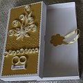 quilling - pudełko ozdobne ręcznie robione #card #kartka #KartkiŚlubne #PudełkoOzdobne #ślubna #wedding