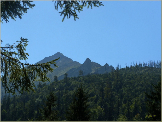 widok na tatry ..Podspady..(Słowacja)