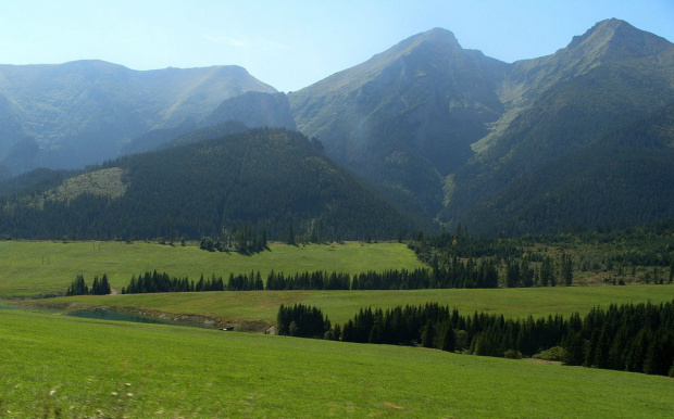 widok na tatry ..Podspady..(Słowacja)