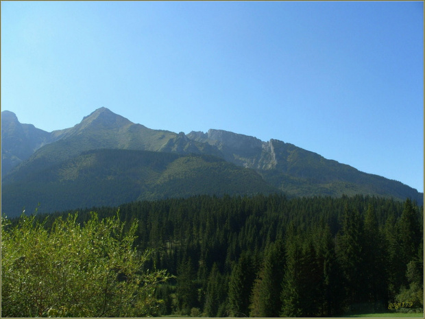 widok na tatry ..Podspady..(Słowacja)