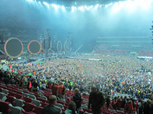 Coldplay-koncert Warszawa Stadion wrzesień 2012 #Coldplay #koncert #MarinaAndTheDiamonts